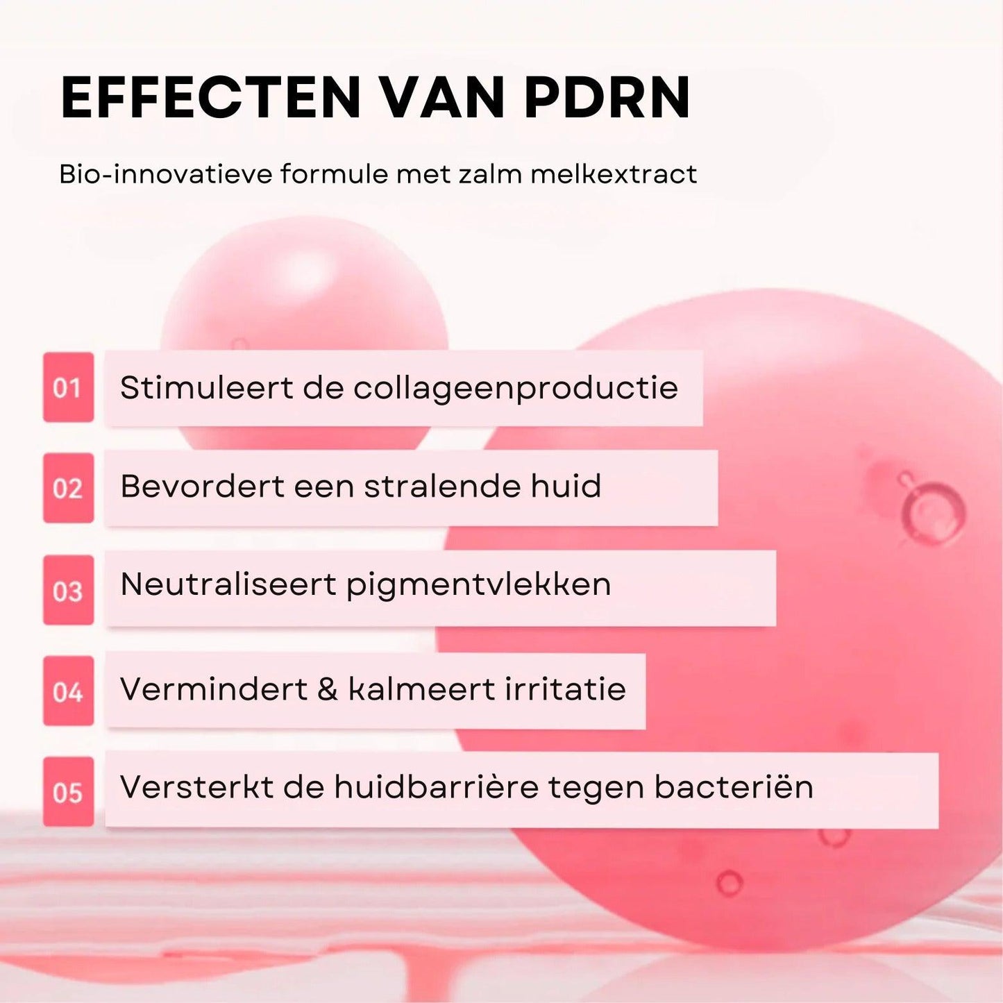 Rose Peptide Serum met PDRN
